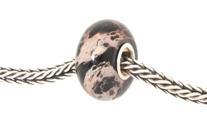 Di-Vo - Jaspis Naturstein Unikart Bead, Schwarz Element European Bead 28-5066 - Bild 1 von 1
