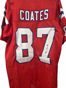 Ben Coates Signed Custom Jersey New England Patriots JSA Auto