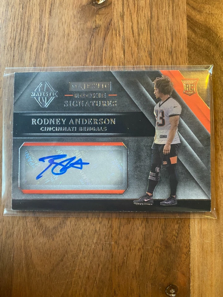A61,980 - 2019 Panini Majestic #166 Rodney Anderson/99 Auto RC - Image 1 of 1