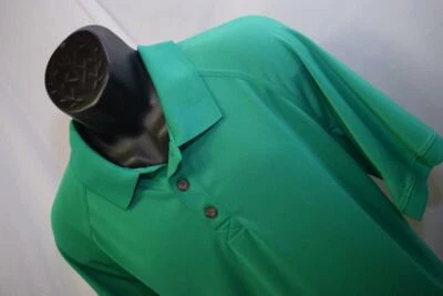 25479 Mens Duluth Trading Co. Green Trim Fit Polyester Polo Shirt Sz XL - Image 1 of 4