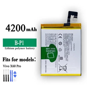 100% New Battery For VIVO X60 Pro Mobile Phone B-P1 V2046 4200mAh High Quality - Zdjęcie 1 z 4