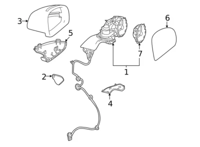 Motor espejo retrovisor izquierdo mercedes-benz amg gt s gt r gt c 2016-2021 oe 1978200342 Foto 1 de 3