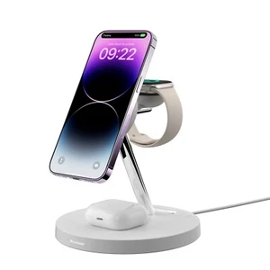 SwitchEasy MagPower 4-in-1 Magnetic Wireless Charging Stand for iPhone / AirPods - Picture 1 of 8