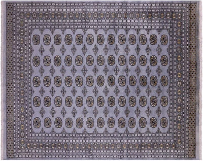 Handmade Silky Bokhara Wool Rug 8' 0" X 9' 8" - Q21947 - Image 1 of 4