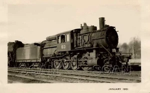 OE040 RP 1951 LEHIGH & HUDSON RIVER RAILROAD CAMELBACK #63 MODENA PA SCRAP YARD - Picture 1 of 1