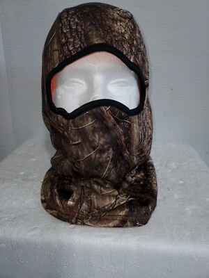 Huntworth Camo Reversible Balaclava – OakTree / Blaze Orange Hunting - Image 1 of 4