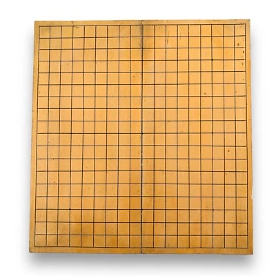 Japanese Wooden Go Board 御碁盤 Goban Igo Game Folding Portable 19X19 Grid JP G15 - Image 1 of 4