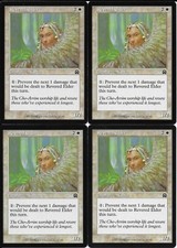MTG: REVERED ELDER Mercadian Masques COMMON; played, Excellent condition x4