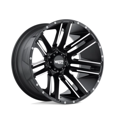 Moto Metal Wheel 20X10 8X170 S-BLK MACH -24MM - Изображение 1 из 2