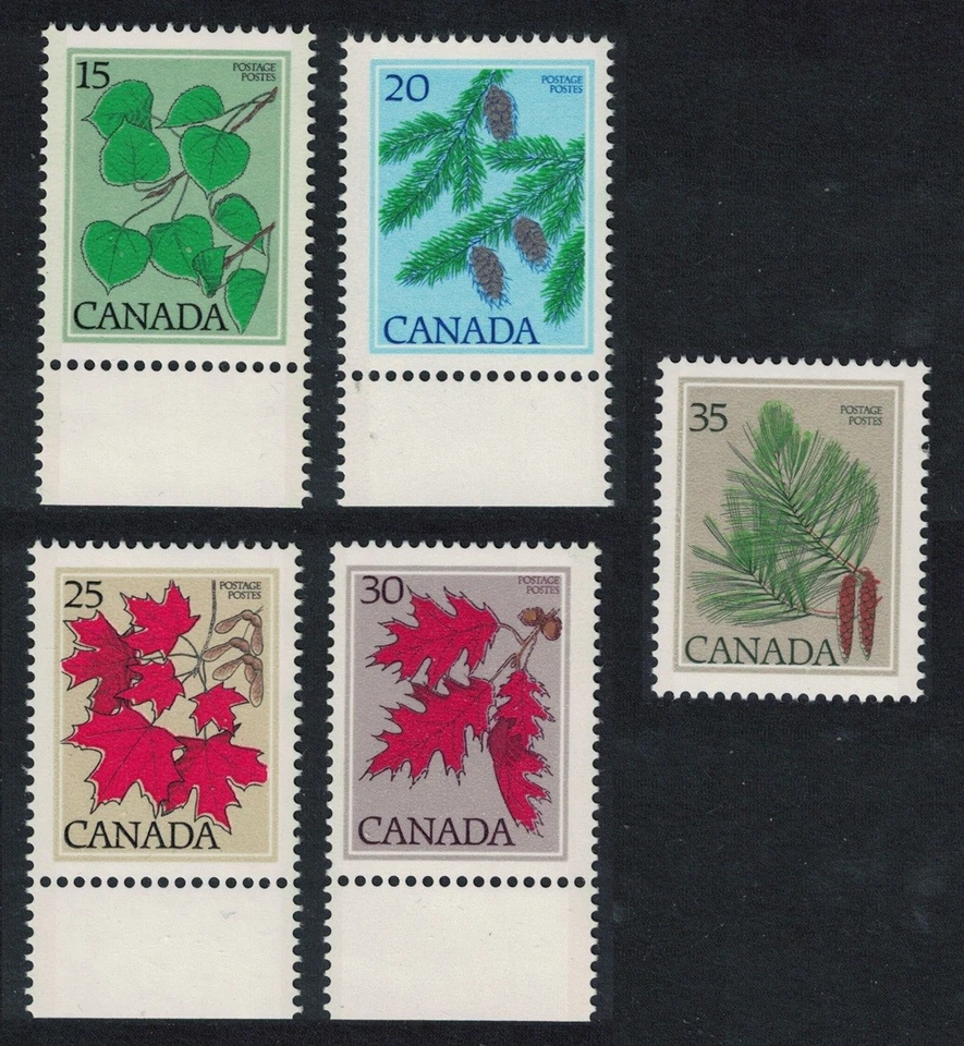Leaves Big stamps 5v Collection Canada 1977 MNH SG#875-879 - image 1 of 1
