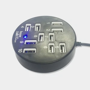 USB Hub 10-Port USB Hub Erweiterung Multiport Splitter Computer mehrere USB - Bild 1 von 10