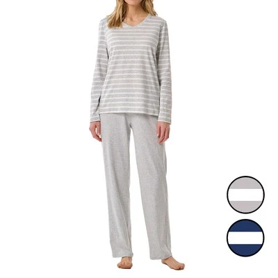 Schiesser - Casual Essentials - Damen - Schlafanzug - Nachtwäsche - 100% Baumwol - Bild 1 von 3