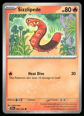 Sizzlipede 036/162 Common Normal SV05: Temporal Forces NM - Image 1 of 2