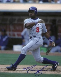 Autographed MARQUIS GRISSOM Los Angeles Dodgers 8x10 Photo with COA - Picture 1 of 1