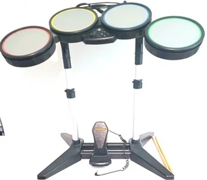 Rock Band Drum Set Official Harmonix PS3 - 882148 w/ Stand & Pedal - Tested! - Picture 1 of 6
