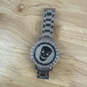 KC Diamond Timepieces Skull Face Wrist Watch Kenneth Cole - Picture 1 of 6