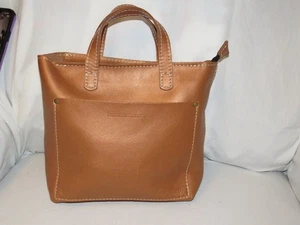 Cartera de cuero Portland Leather Goods bronce metálico - Imagen 1 de 6