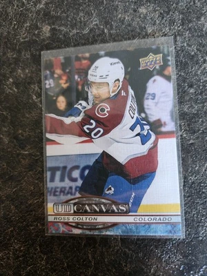 2025-26 Upper Deck Series 1 Canvas Ross Colton Card# C-79 - Image 1 of 2