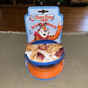 Tony The Tiger. Kellogg's Team Tony Corn Flakes Cereal Bowl Suctions. 2001 New! - Picture 1 of 5