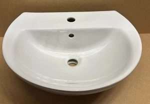 Lavabo Saneux Claudia 500 mm x 420 mm 1 orificio para grifo - montado en la pared - CL050B  - Imagen 1 de 14