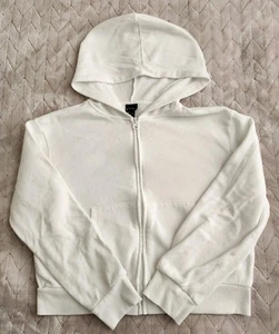 Art Class Girls Full-Zip Hoodie Sweatshirt White Size XL 14 - Picture 1 of 8
