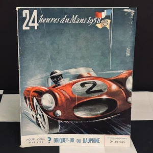 LE MANS 24 HOURS HEURES 1958 ORIGINAL RACE PROGRAMME FERRARI 250 TR58 GENDEBIEN - Picture 1 of 11