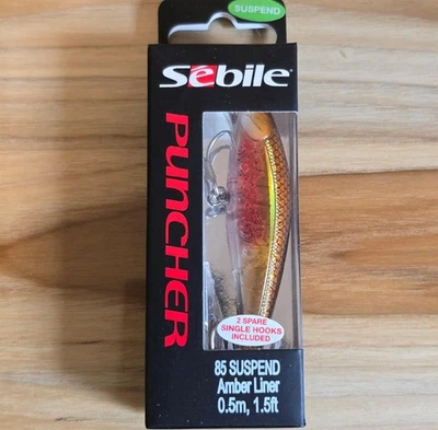 Perforadora Sebile Minnow 85 profundidad 1,5' 3/8 oz 3-3/8" suspensión "ganchos de repuesto incluidos" Foto 1 de 3