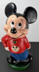Vintage 70’s Mickey Mouse Club Coin Bank Play Plastics Walt Disney With Plug - Bild 1 von 6