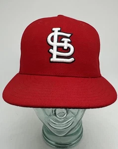 Gorra de béisbol St Louis Cardinals para hombre talla 7 ajustada roja New Era 59Fifty - Imagen 1 de 8