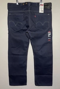 Pantalones de mezclilla rígidos Levi’s 569 2010 calce suelto pierna recta 36x32 nuevos con etiquetas lavado oscuro - Imagen 1 de 13