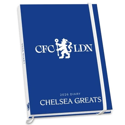 DANILO PROMOTIONS LTD 2026 Diary Chelsea FC Week to View A5 Hardback Football Diary Official Product