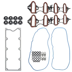 Intake Manifold Gasket Kit Fit For GMC Yukon Chevrolet Silverado 1500 4.8L 5.3L - Picture 1 of 9