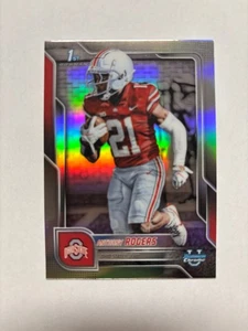 2025 Bowman Chrome U Football - ANTHONY ROGERS Refractor - Ohio State Buckeyes - Picture 1 of 1