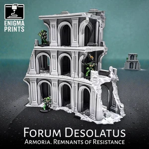 Forum Desolatus - 28mm 3d Printed Imperial Wargaming Terrain | Armoria - Picture 1 of 8
