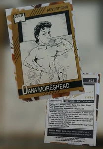 1991 MARVEL CREATORS AUTOGRAPH CARD - Dana Moreshead - Rare - Picture 1 of 3