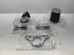 NOS RAM AIR CLEANER KIT WITH HEAD BREATHERS FOR Harley Davidson CV CARB EVO TCAM - Picture 1 of 9