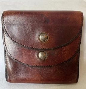 Cartera de cuero italiana vintage Pusateri Firenze para hombre - Imagen 1 de 9