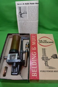 Belding & Mull Visible Powder Measure & Charge Drop Tube W/ Box - Picture 1 of 6