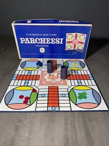 Parcheesi A Backgammon Game Of India 1967 Board Game Selchow & Righter - Picture 1 of 6