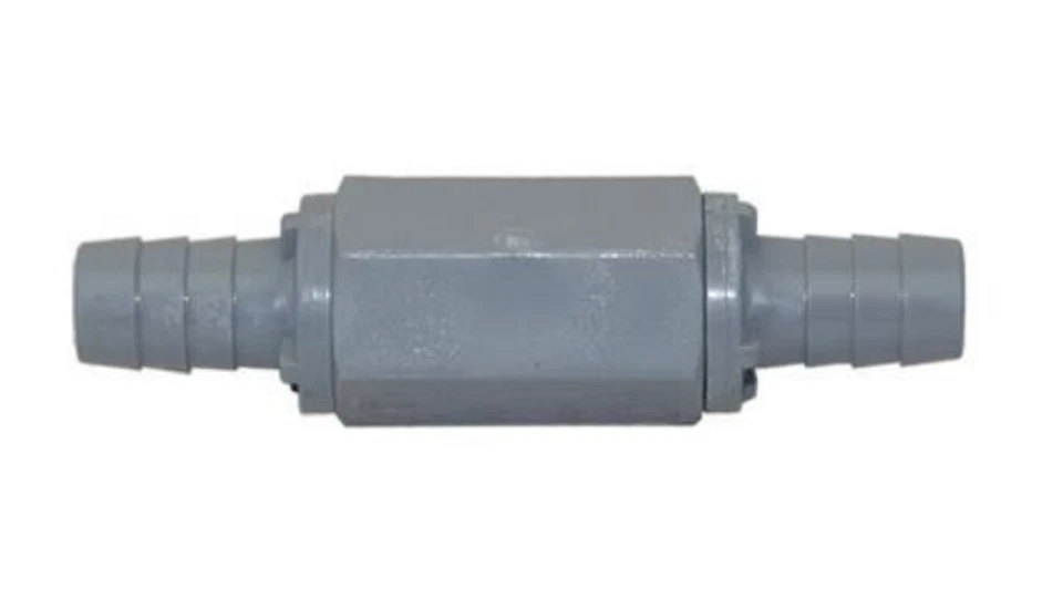 Specialty MFG Co 1 PSI Ball Cone Spring Check Valve 1/2" Barbs - 426-8B8-B - Image 1 of 4