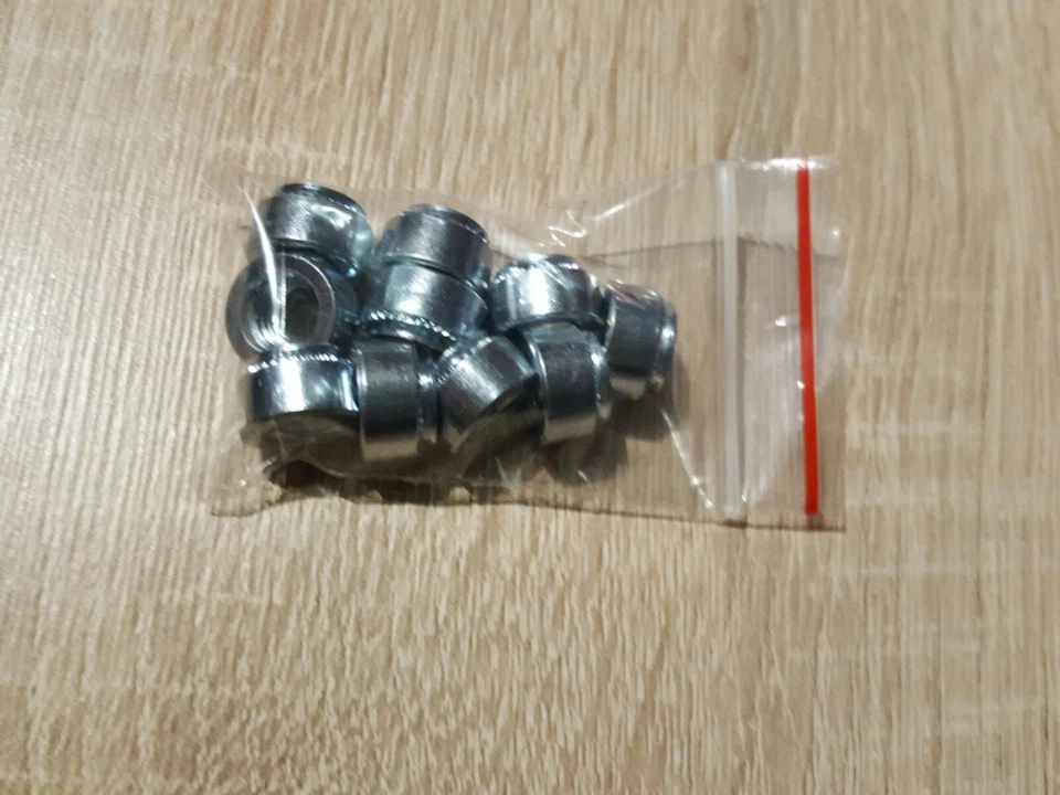 50x S-M8-2 Einpressmutter Clinchmutter Stahl-verzinkt NEU - Bild 1 von 1