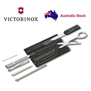 VICTORINOX Swiss Army Knife Swiss Card Classic - Translucent Black 0.7133.T3 - Picture 1 of 3
