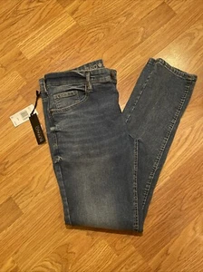 NWT MEN'S BUFFALO DAVID BITTON JEANS Max-X Skinny Stretch Authentic Worn $109 - Picture 1 of 11