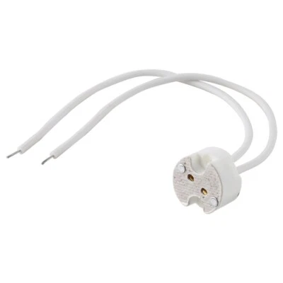 5pcs MR16 MR11 GU5.3 GX5.3 G4 Wire Socket LED Halogen Lamp Holder Base Ceramic - Image 1 of 2