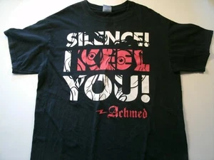 Gildan Jeff Dunam Mens Size M Achmed Graphic T-Shirt Short Sleeve Black Color - Picture 1 of 3