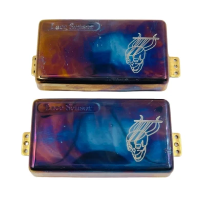 Lace Matt Pike Firespitters Neck & Bridge humbucker set - burnt chrome - Image 1 of 2