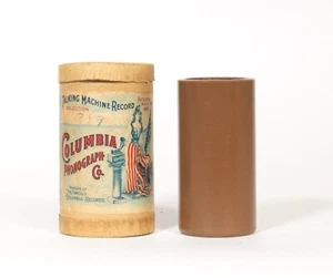 Record cylindre cire marron Columbia années 1890 * Oncle Josh dans un département Magasin * Exc. - Photo 1/7