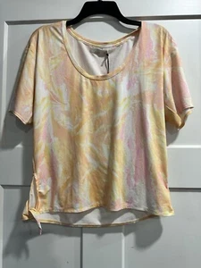 PRANA NWT poly jungle top sz XS NWT $60 floral tie - Picture 1 of 13