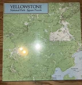 Nuevo Rompecabezas Parque Nacional de Yellowstone Sellado 500 Piezas Mapa Diseños Coburn - Imagen 1 de 4