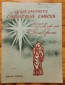 Tus villancicos favoritos partituras 1964 Louise Garrow piano y palabras - Imagen 1 de 1